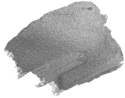 Silver Metallic Brushstroke	